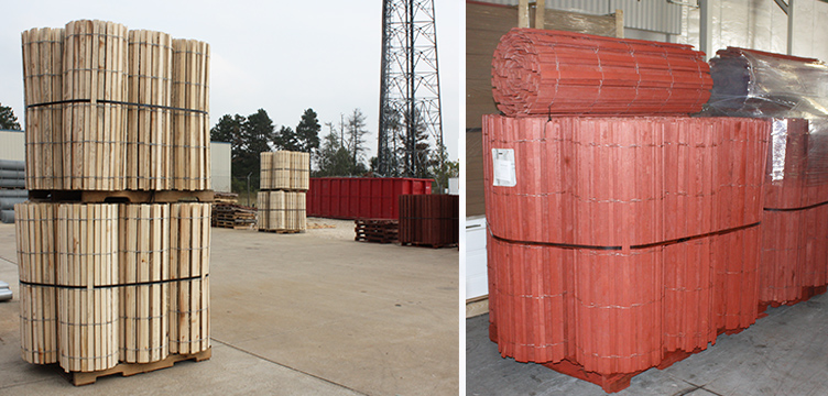 shipping wooden snow fence
