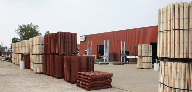 snow fence pallets